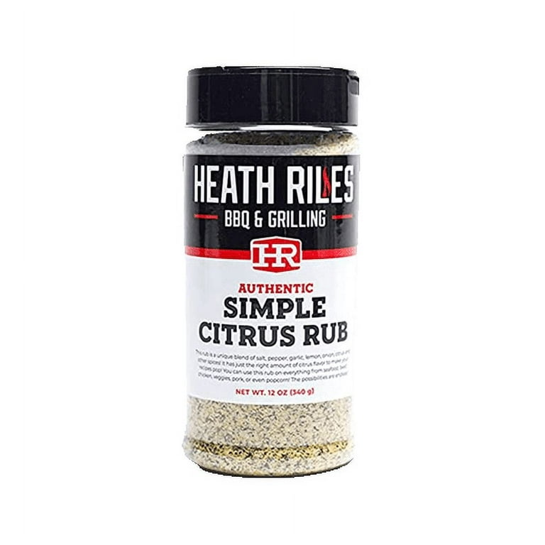 Heath Riles Simple Citrus Barbecue Rub, 12 oz SlobsRus BBQ