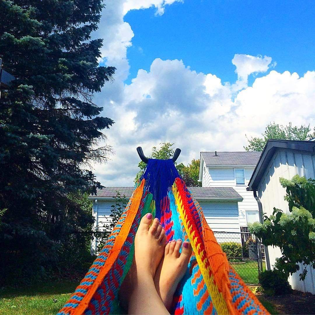 XL Thick Cord Mayan Hammock with Universal Stand Hammock Universe Canada