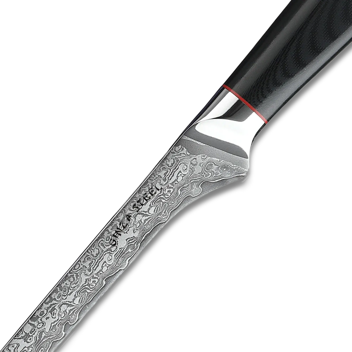 HAGAKURE 14 | Boning Knife 5.5" Damascus AUS 10 Steel Ginza Steel