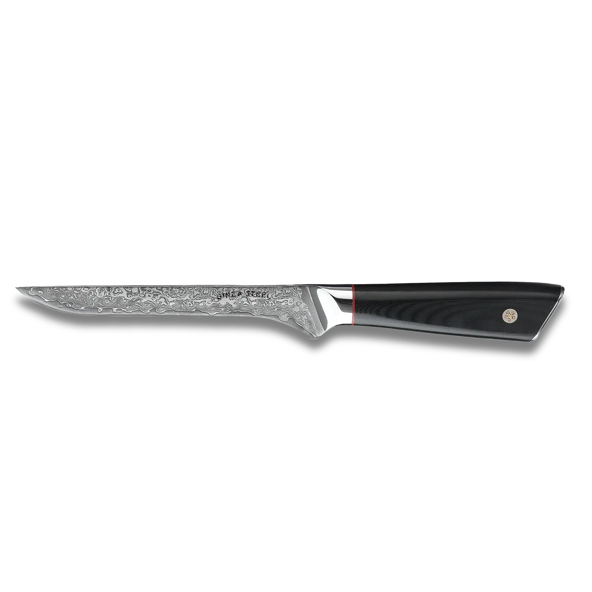 HAGAKURE 14 | Boning Knife 5.5" Damascus AUS 10 Steel Ginza Steel
