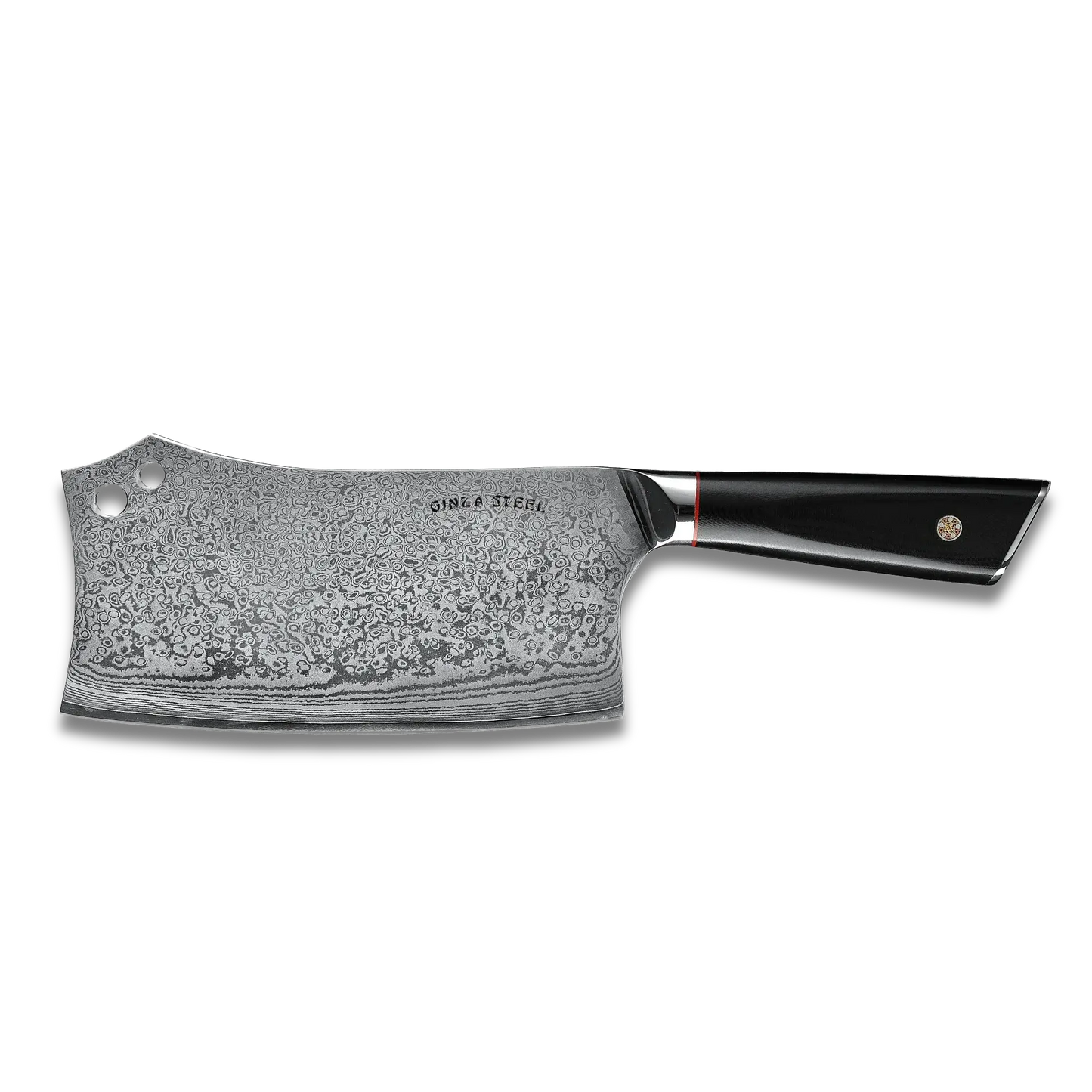 HAGAKURE Y | Chopping Knife 7" Damascus AUS 10 Steel Ginza Steel