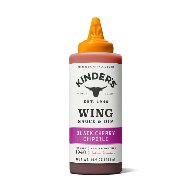 Kinder's Black Cherry Chipotle Wing Sauce, 15oz SlobsRus BBQ