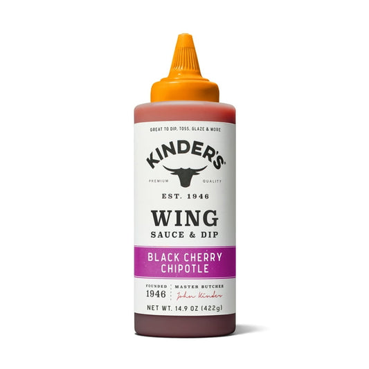 Kinder's Black Cherry Chipotle Wing Sauce, 15oz SlobsRus BBQ