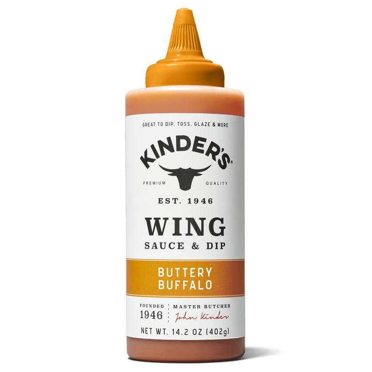 Kinder's Buttery Buffalo Wing Sauce 14.2oz SlobsRus BBQ