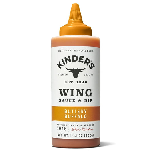 Kinder's Buttery Buffalo Wing Sauce 14.2oz SlobsRus BBQ