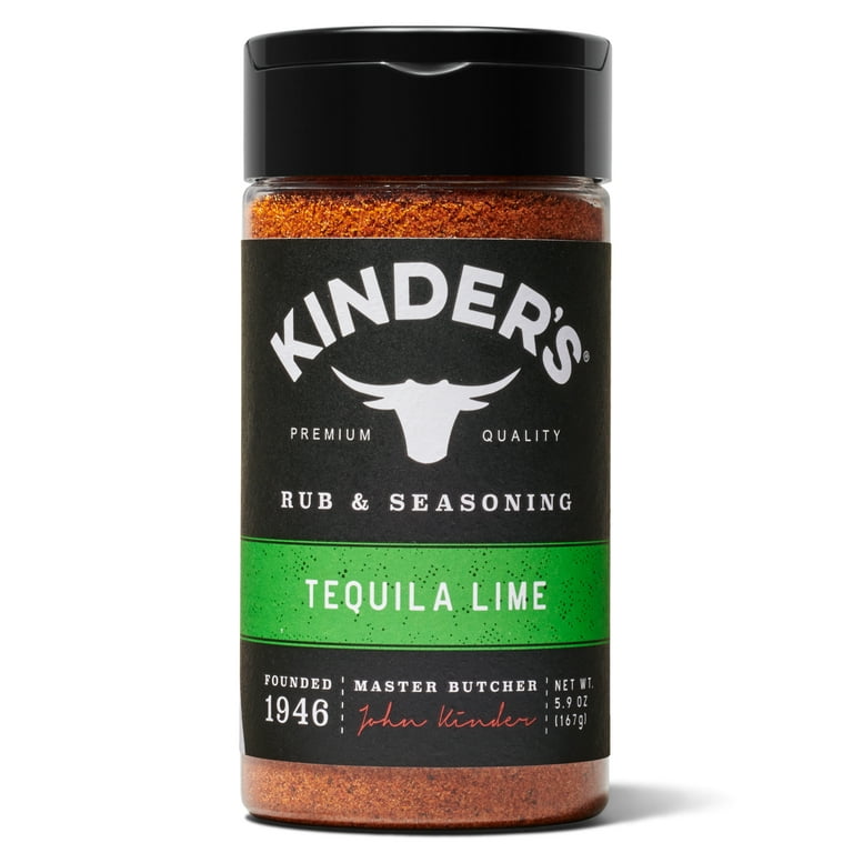 Kinder's Tequila Lime Seasoning, 5.9 oz SlobsRus BBQ