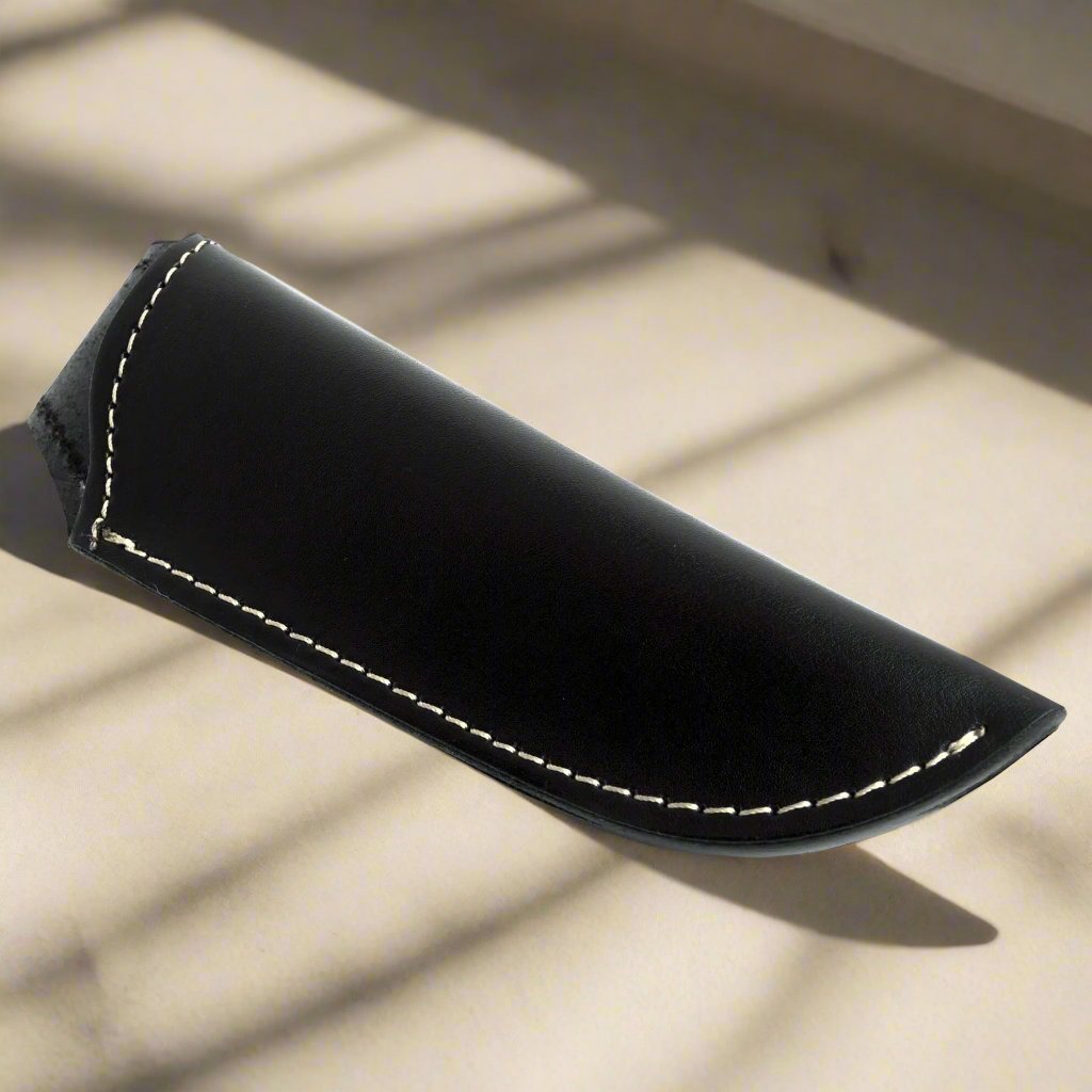Leather Sheath for Skinner Knife Ginza Steel