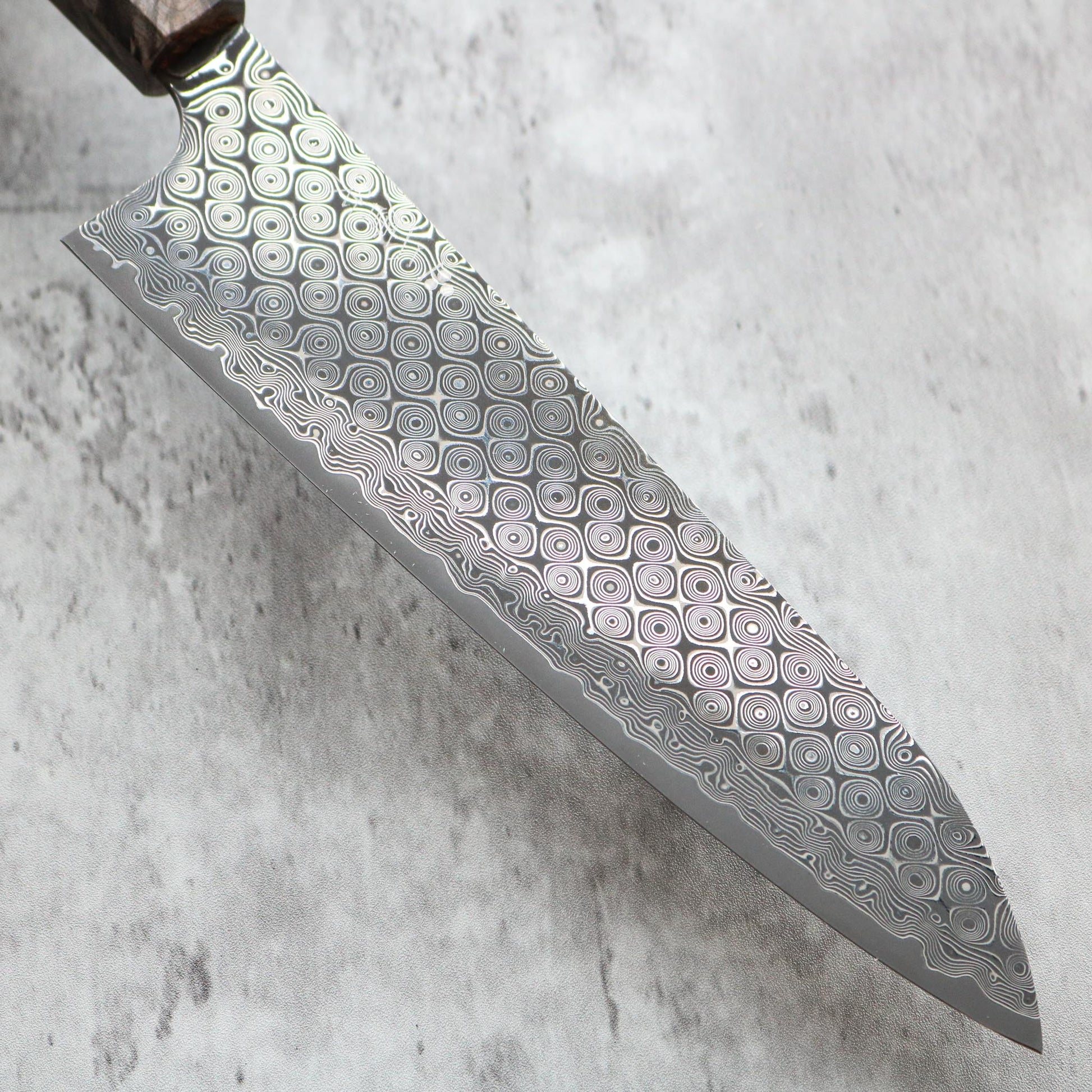 Nigara Hamono Damascus Anmon Gyuto 195 mm SHARP Knife Shop