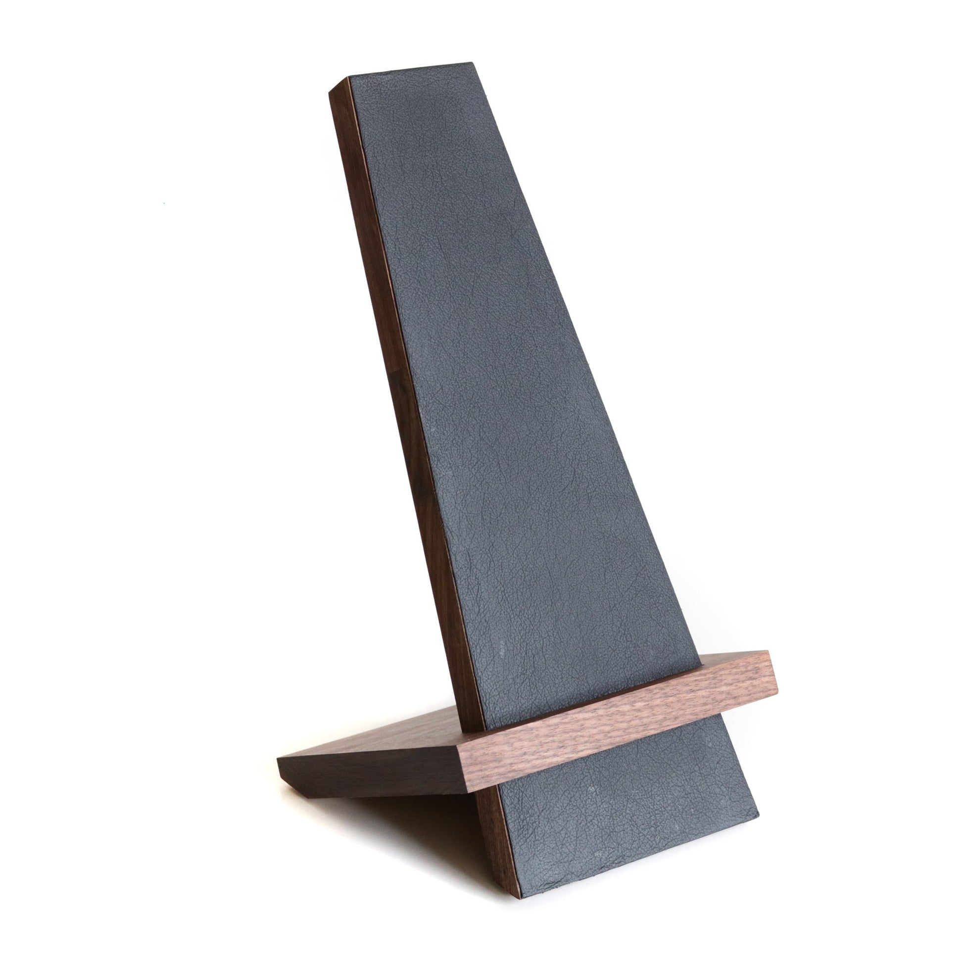 Black Leather Tilt Stand SHARP Knife Shop