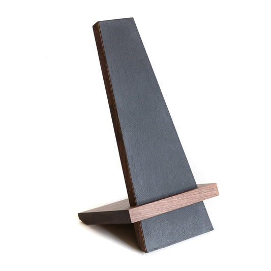 Black Leather Tilt Stand SHARP Knife Shop