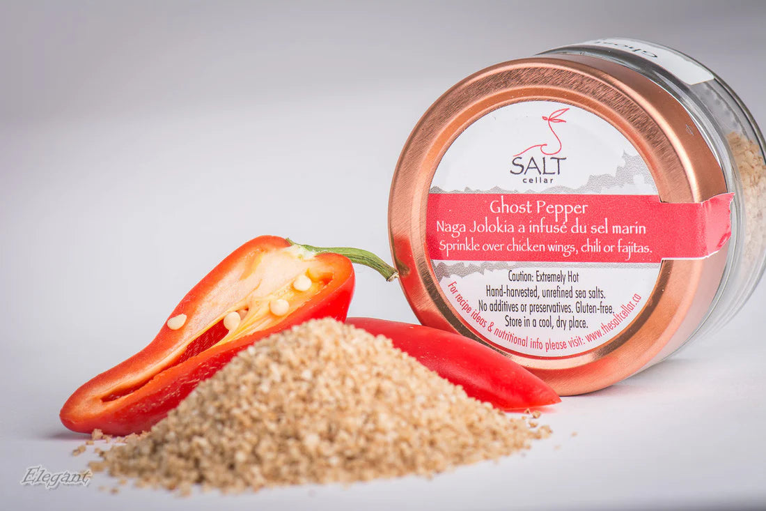 Ghost Pepper infused Salt Jar