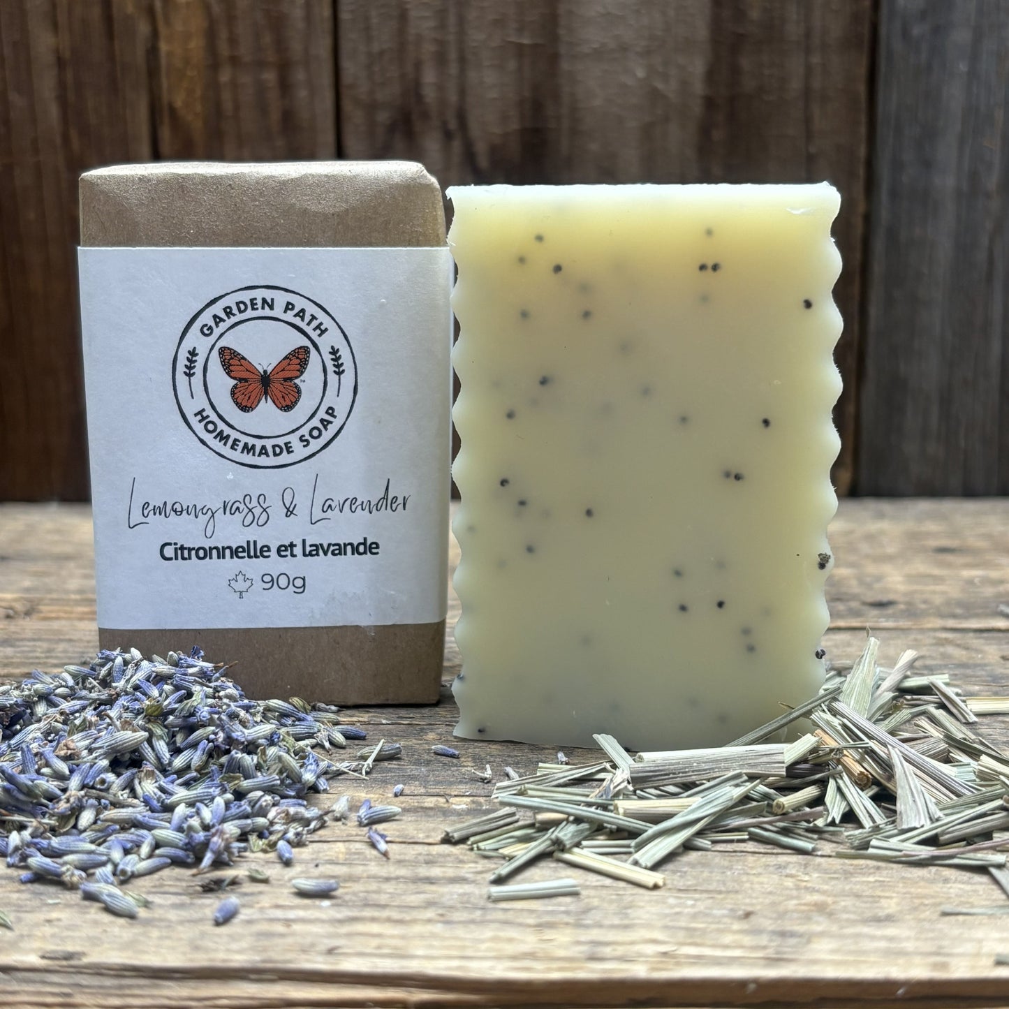 Lemongrass & Lavender Bar Soap | 100% Natural Exfoliating Soap with Essential Oils