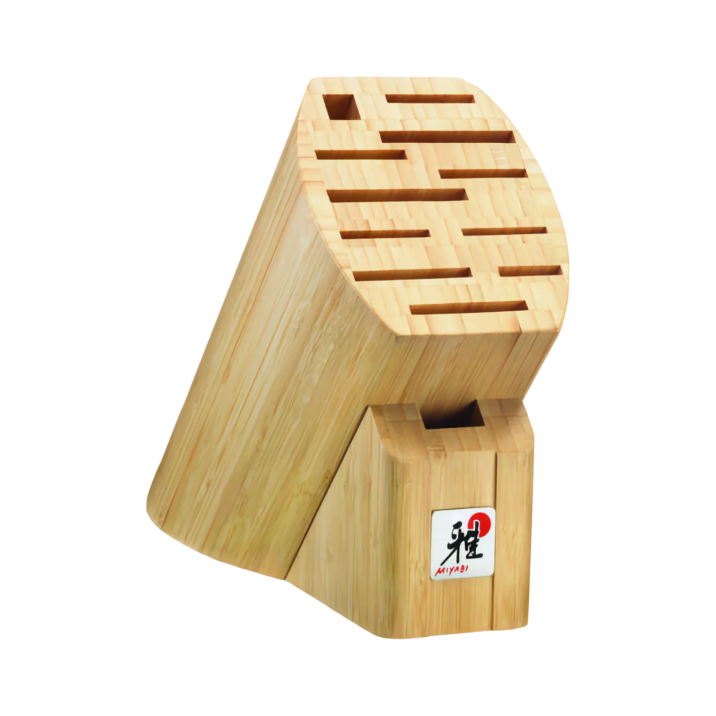 MIYABI 5000 MCD - 7 Piece, Knife block set, brown Ginza Steel