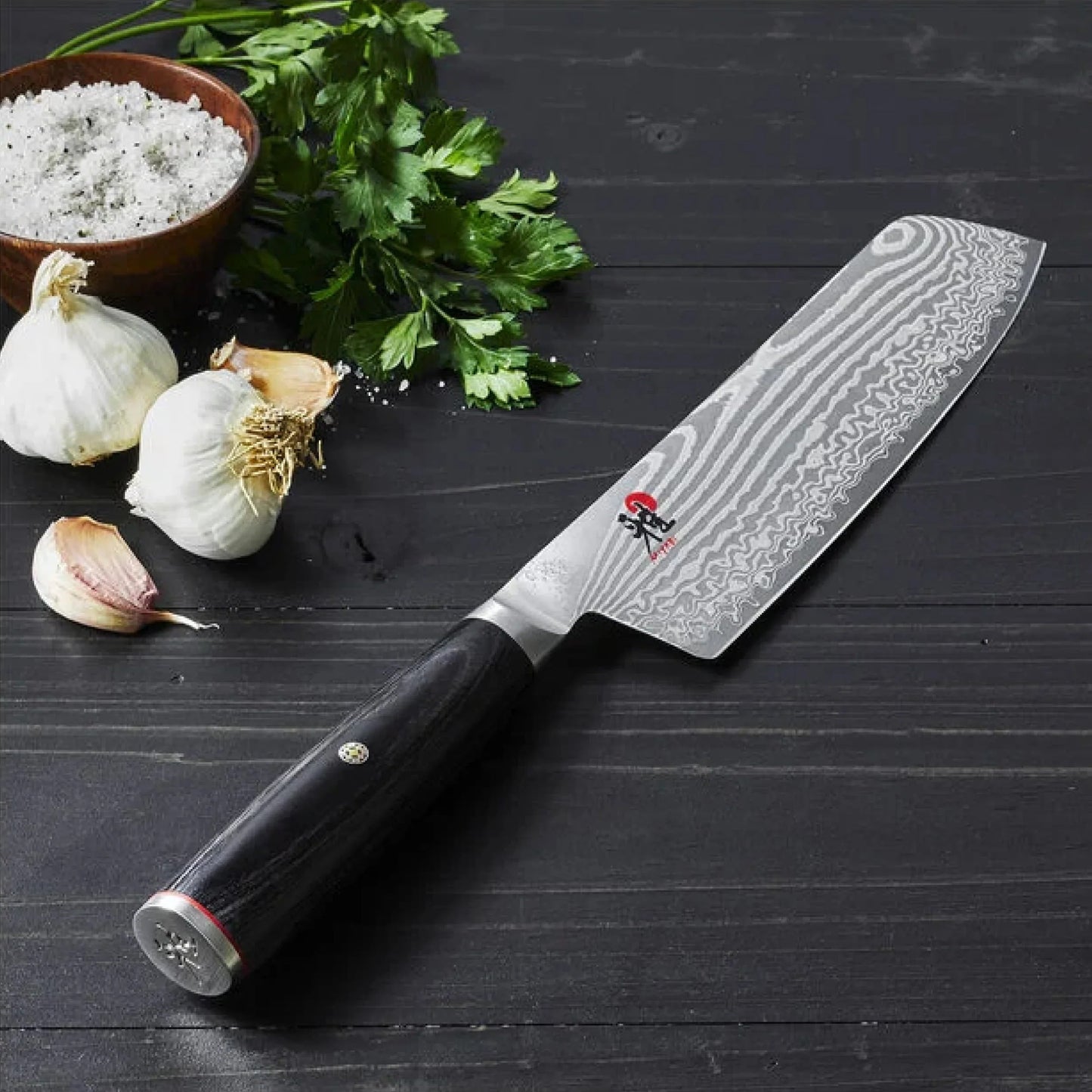Miyabi Kaizen II 5000FCD 6.5″ Nakiri – FC61 Core, 48‑Layer Damascus Steel Ginza Steel