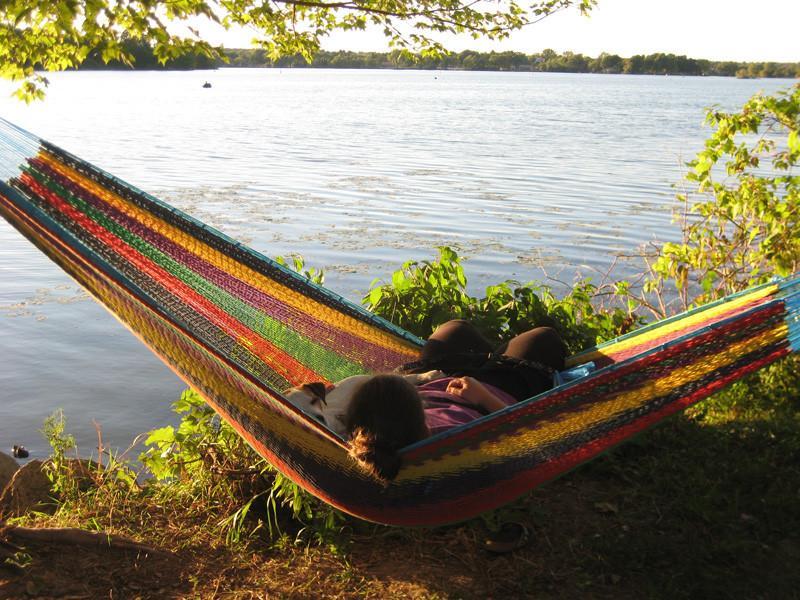 Mayan Hammock - XL Family-sized Thick Cord Hammock Universe Canada