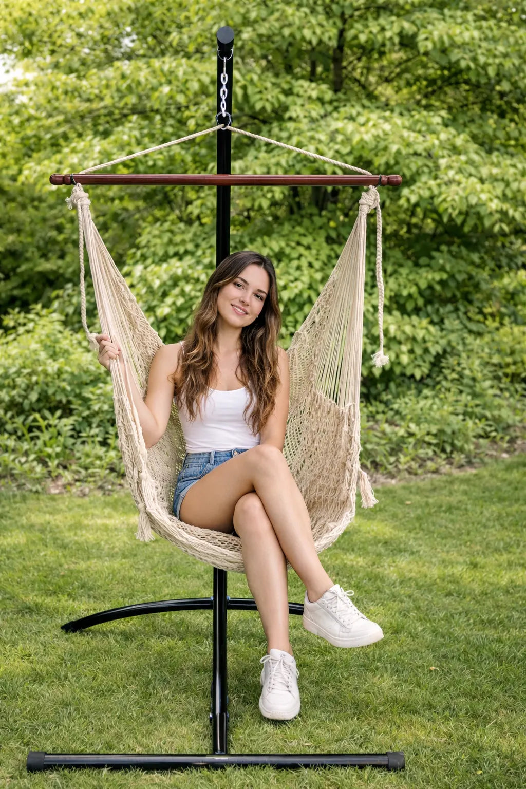 Mayan Hammock Chair with Universal Chair Stand Hammock Universe Canada
