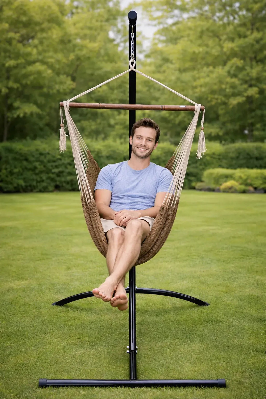 Mayan Hammock Chair with Universal Chair Stand Hammock Universe Canada