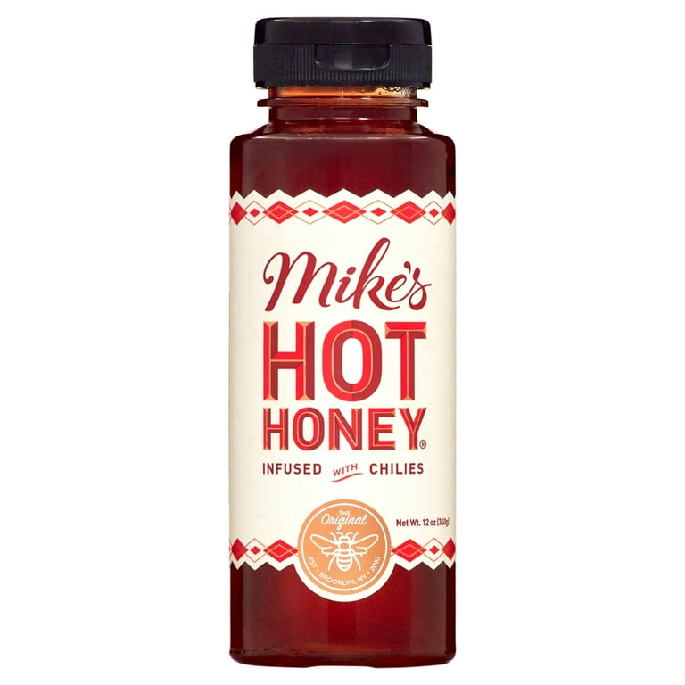 Mike's Hot Honey 12 oz Bottle, Infused with Chili Peppers SlobsRus BBQ