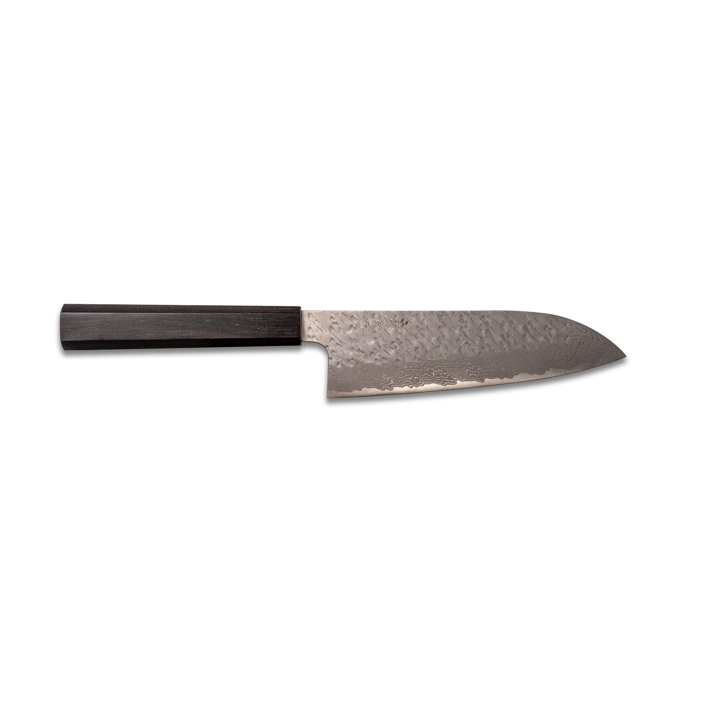Nigara Hamono Tsuchime Damascus Santoku 170 mm