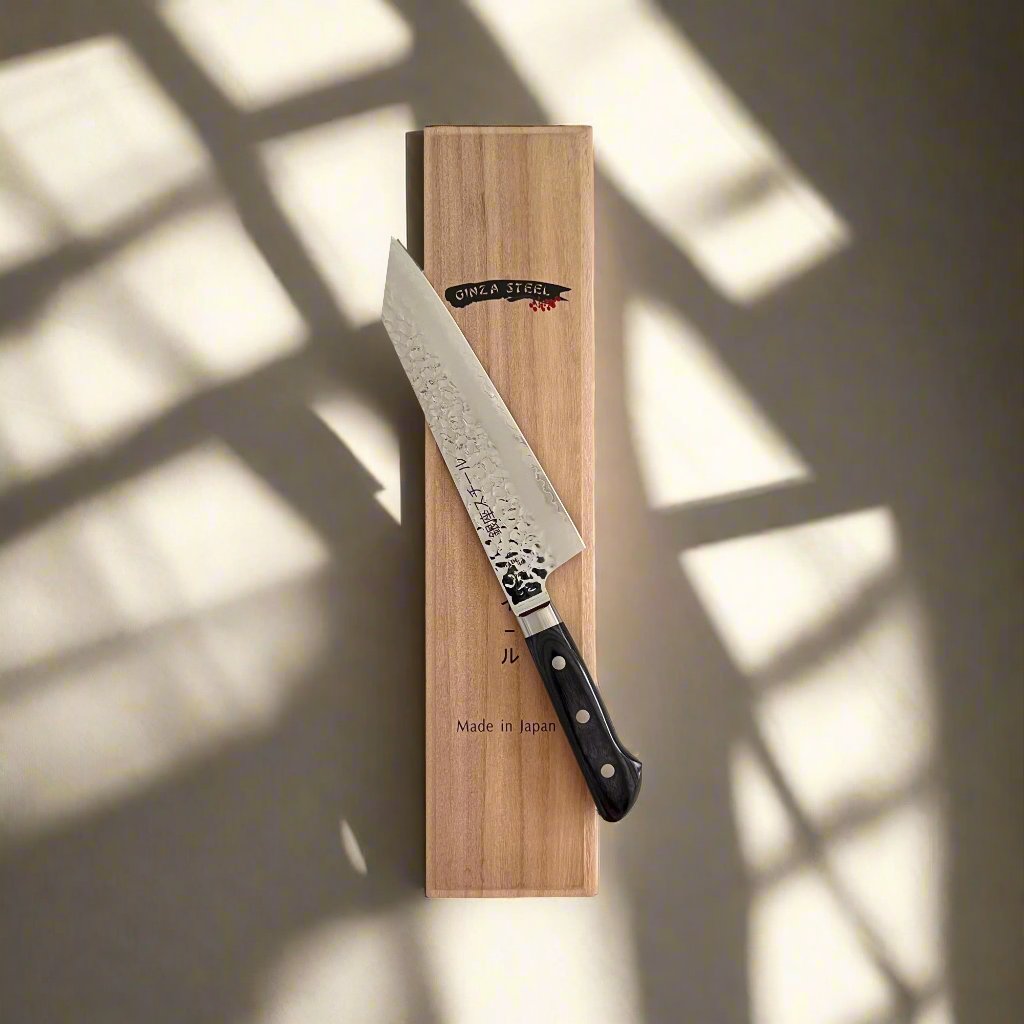 Okuma 195 - Kiritsuke Santoku Knife 195mm Ginza Steel