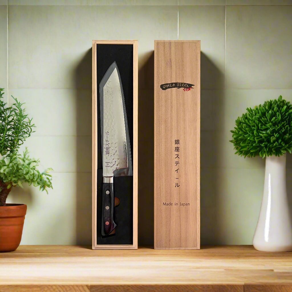 Okuma 195 - Kiritsuke Santoku Knife 195mm Ginza Steel