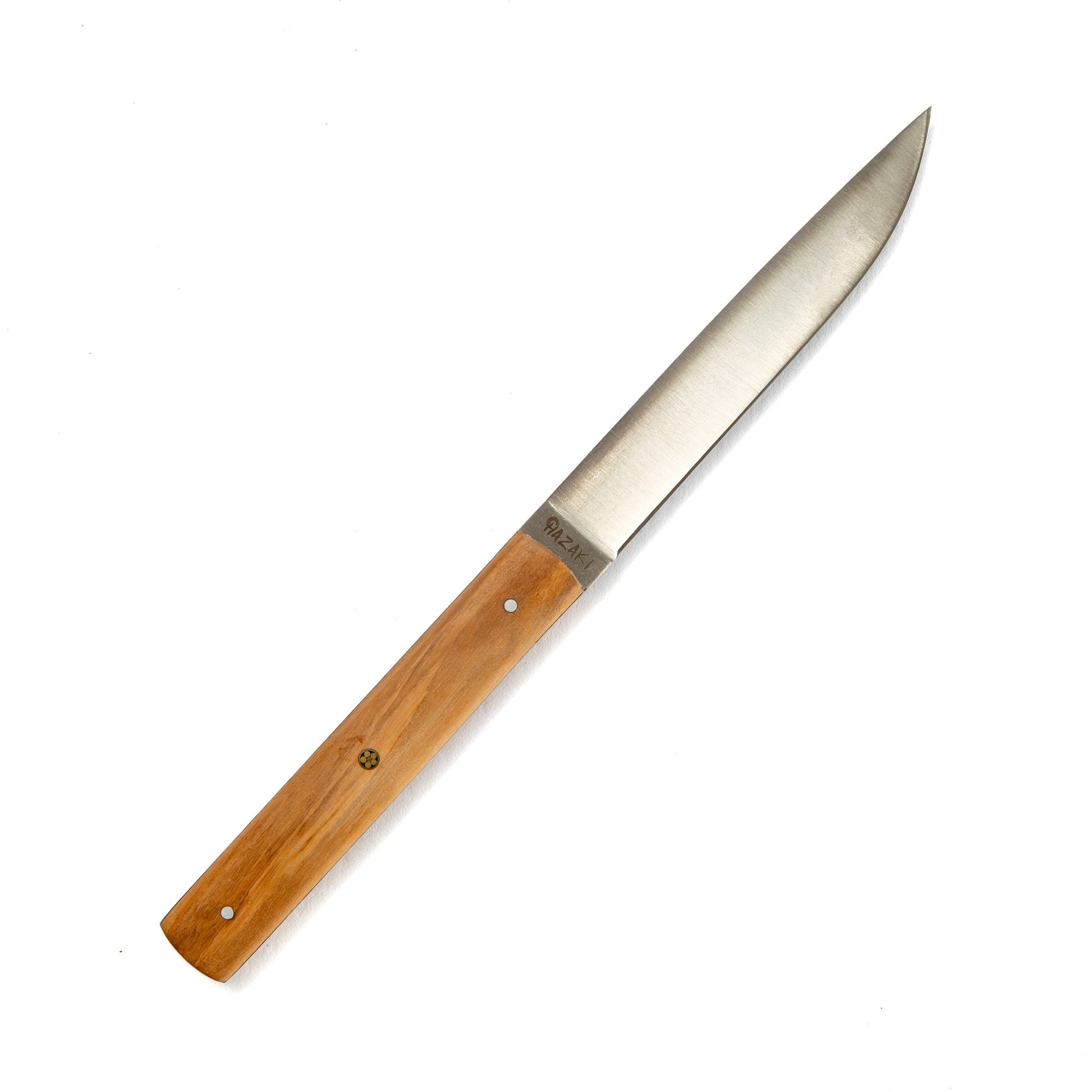 Hazaki Steak Knives 4 pc Kit - Olive Wood SHARP Knife Shop