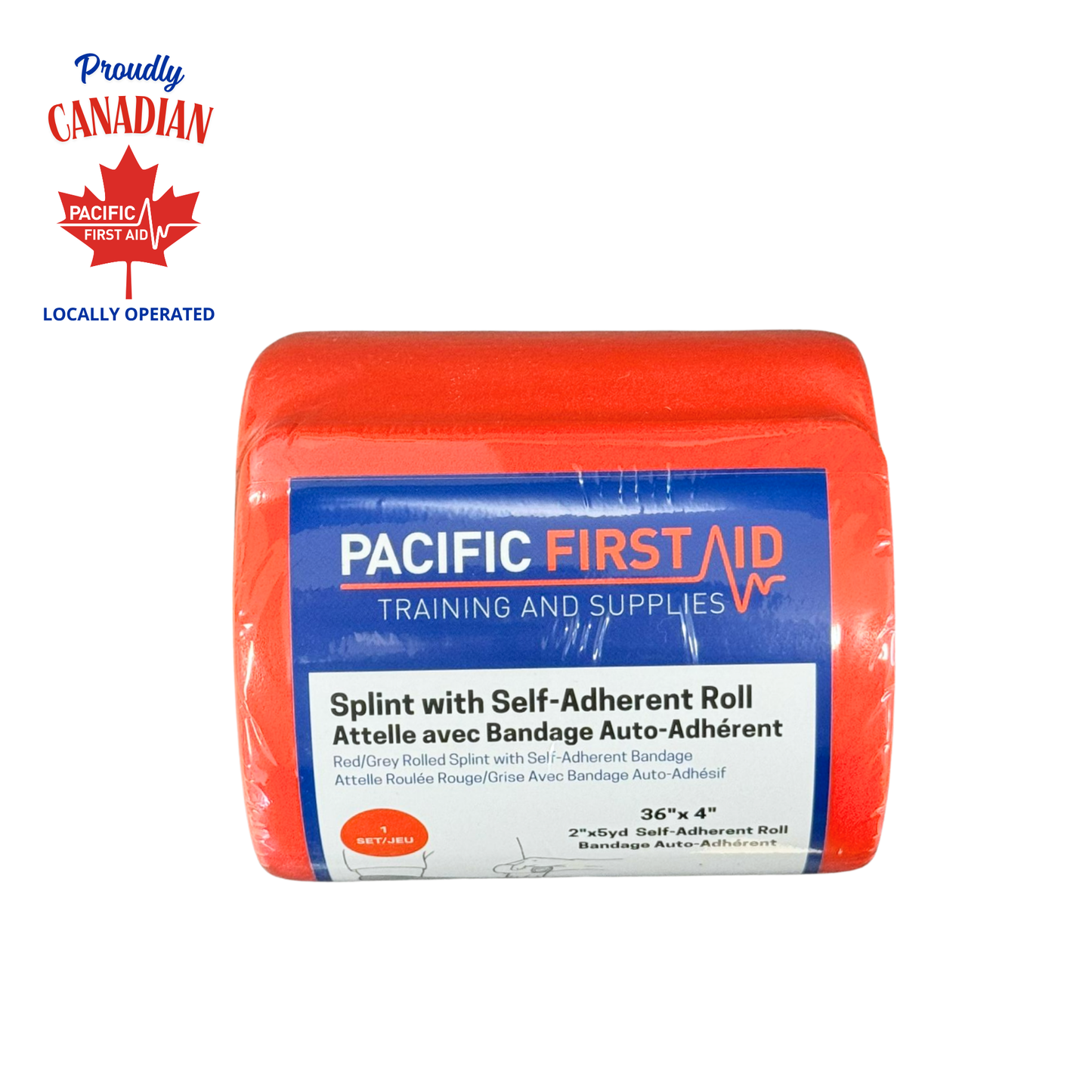 Splint with Adherent Wrap 36" x 4"