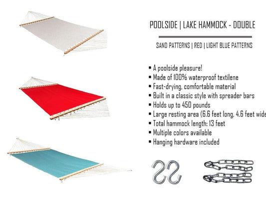 Poolside | Lake Hammock with 3-Beam Stand Hammock Universe Canada