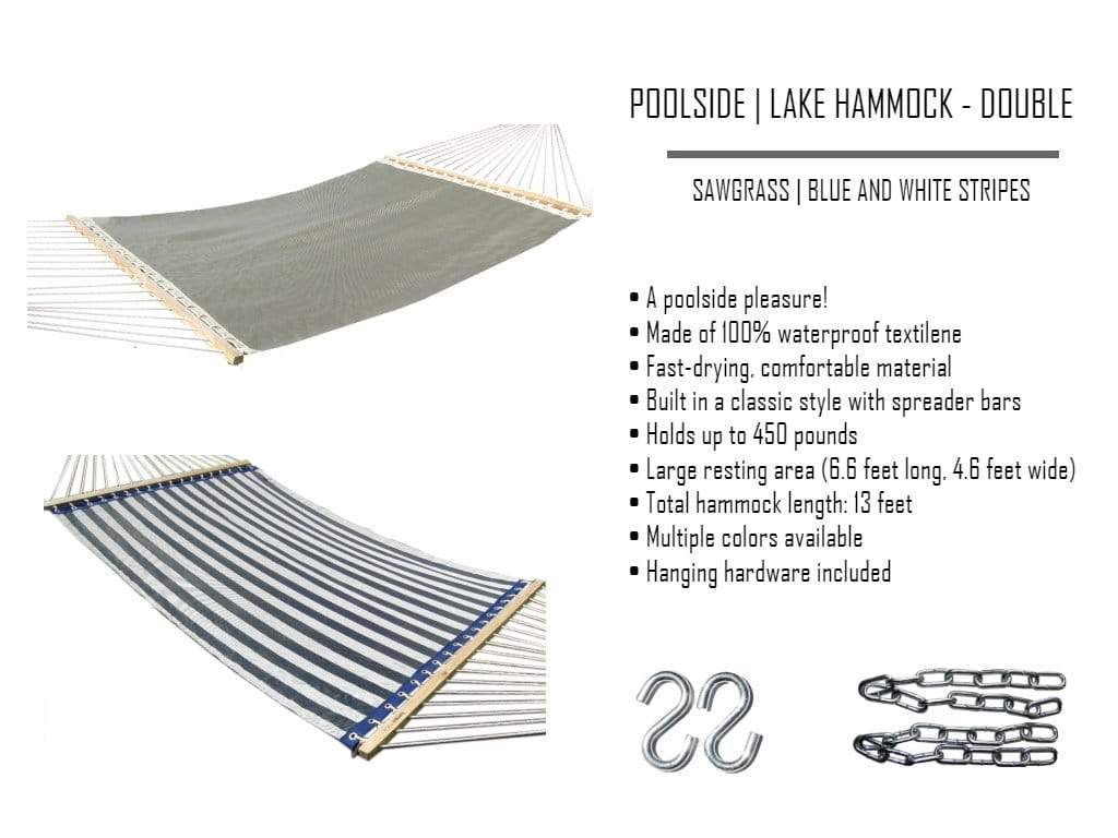 Poolside | Lake Hammock with 3-Beam Stand Hammock Universe Canada
