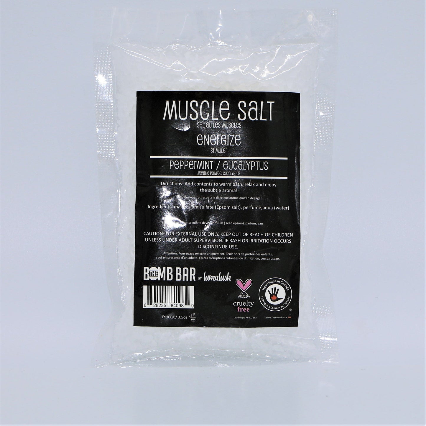 Muscle Salt Soak with Epsom Salt