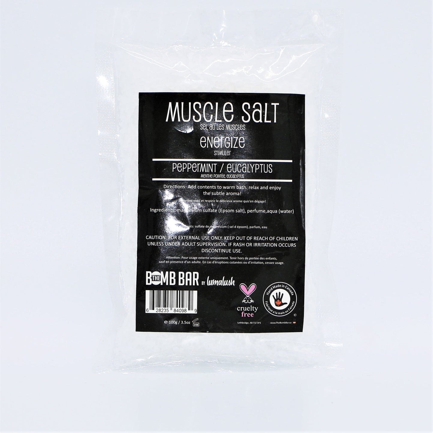 Muscle Salt Soak with Epsom Salt
