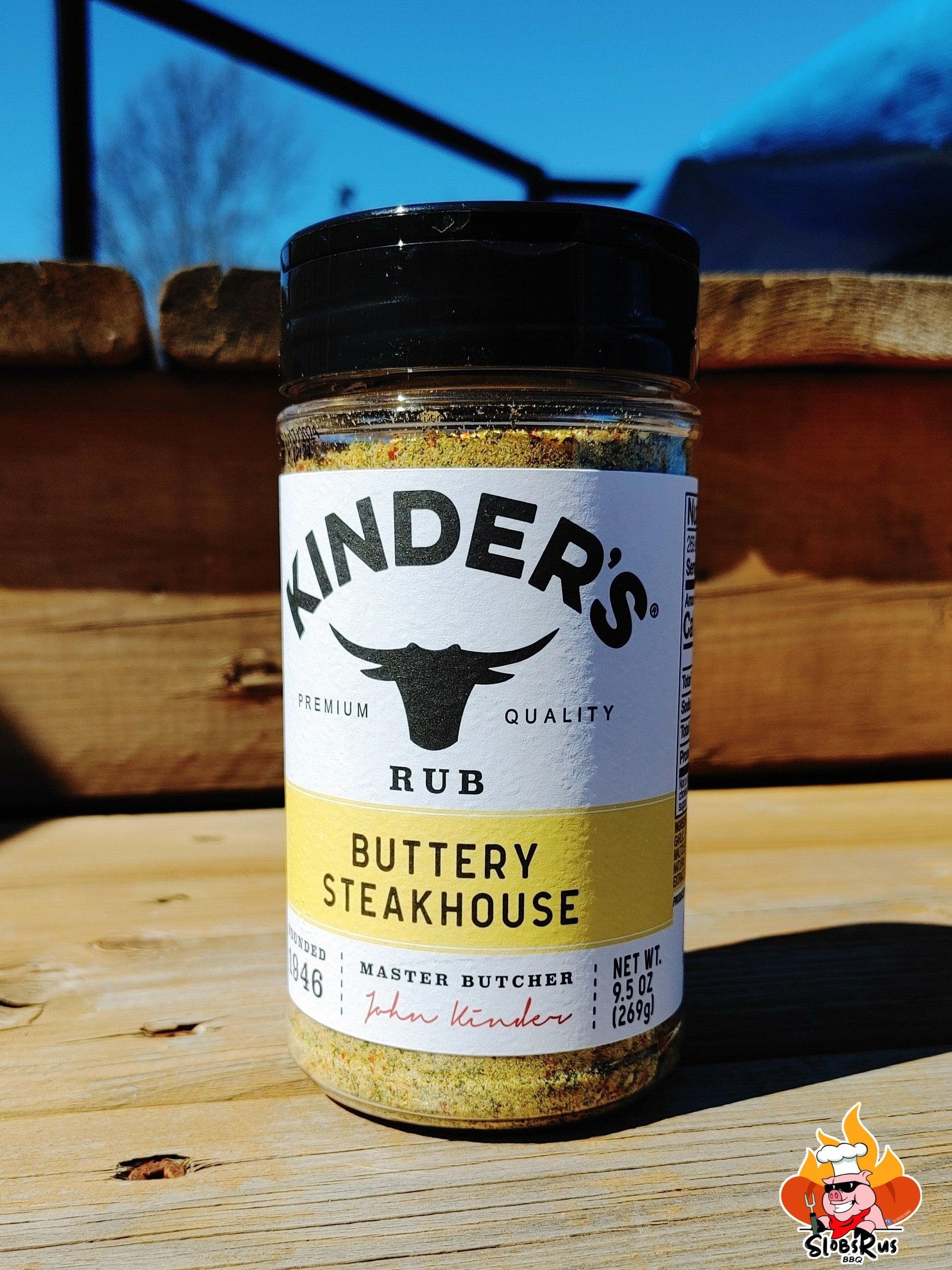Kinder's Buttery Steakhouse Rub, 9oz SlobsRus BBQ