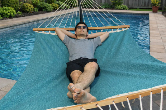 Poolside | Lake Hammock with 3-Beam Stand Hammock Universe Canada