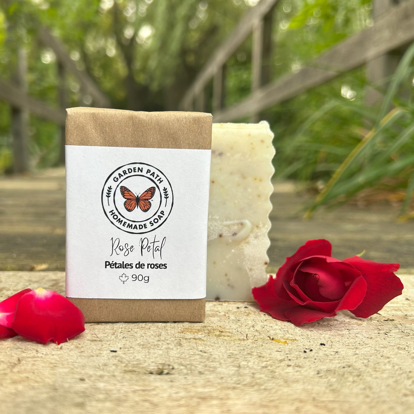 Rose Petals Bar Soap | Lightly Scented Fragrance