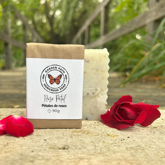 Rose Petals Bar Soap | Lightly Scented Fragrance