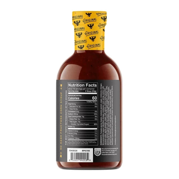 Fire & Smoke Society Original BBQ Sauce
