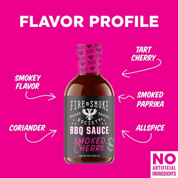 Fire & Smoke Society Smoked Cherry BBQ Sauce