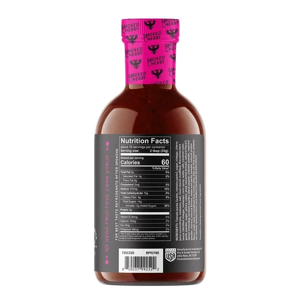 Fire & Smoke Society Smoked Cherry BBQ Sauce
