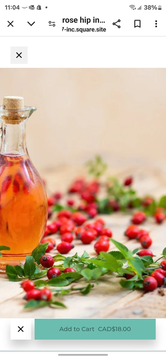 Rose Hip Infused Vinegar