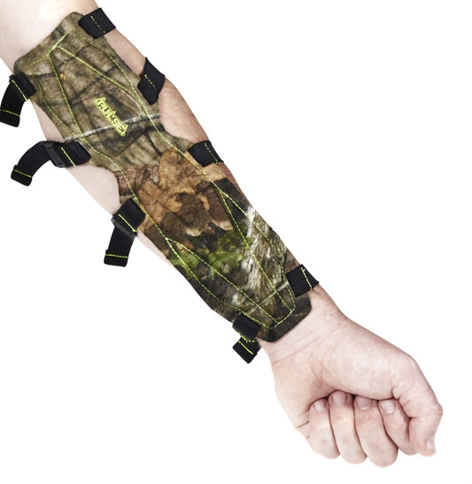 Allen 4120 12" Molded Armguard 4-Strap, Mossy Oak Breakup Camo