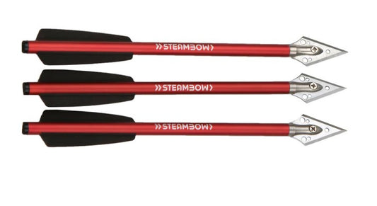 Steambow 0000250 AR-Series Broadhead Arrows - set of 3