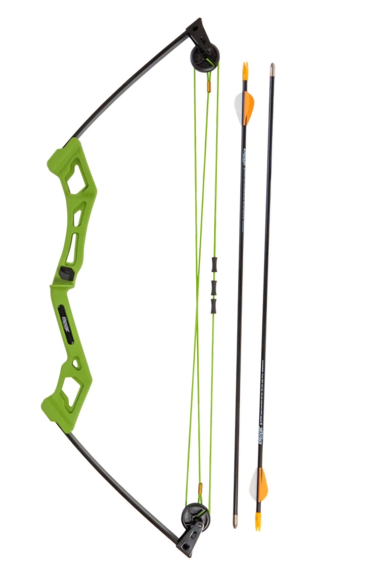 Bear Archery AYS6001GR Apprentice youth bow set 6-13 lbs 13-24" draw length Flo green