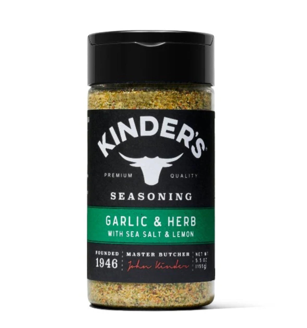 kinders garlic herb with lemon sea salt