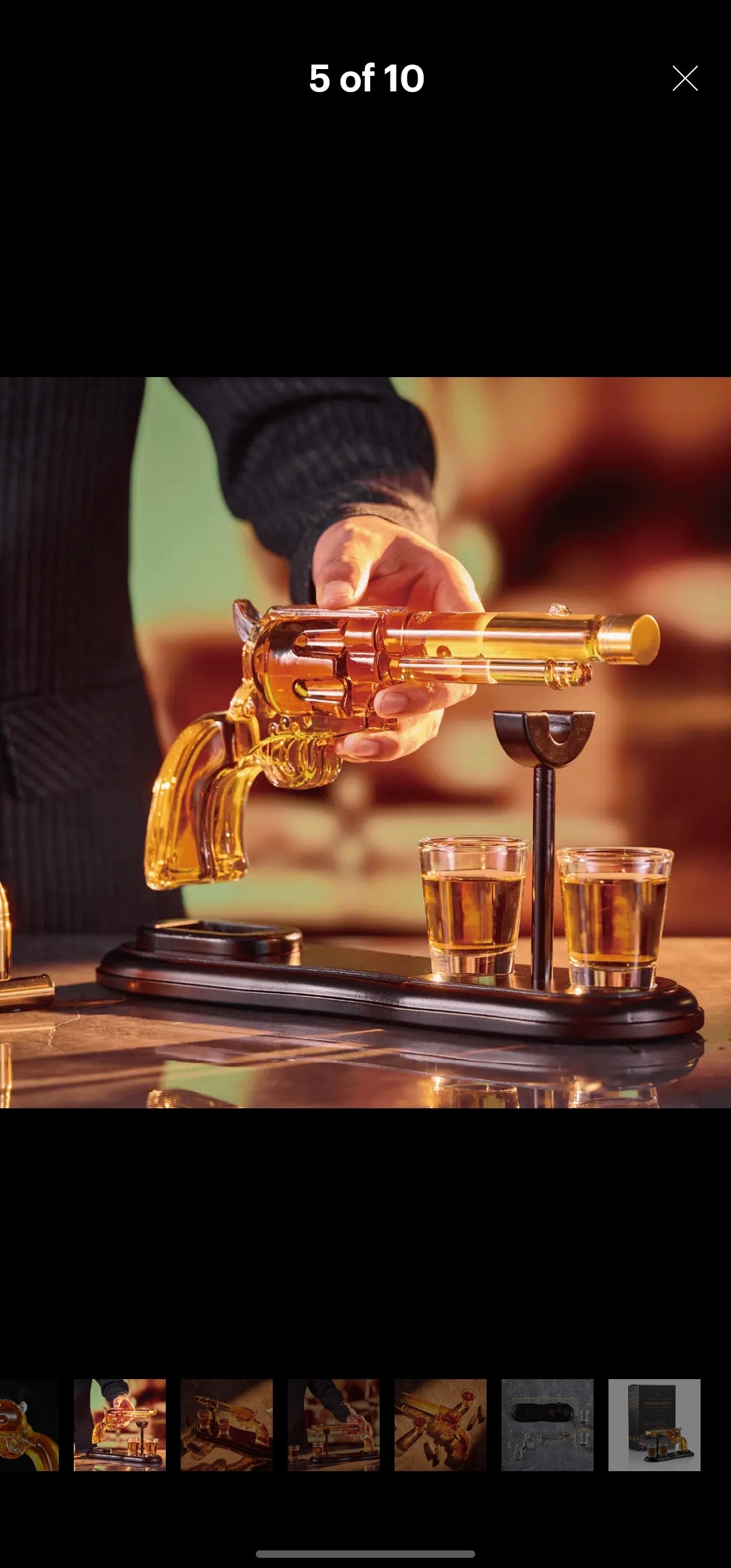 Gun Decanter Pistol by Craftgen