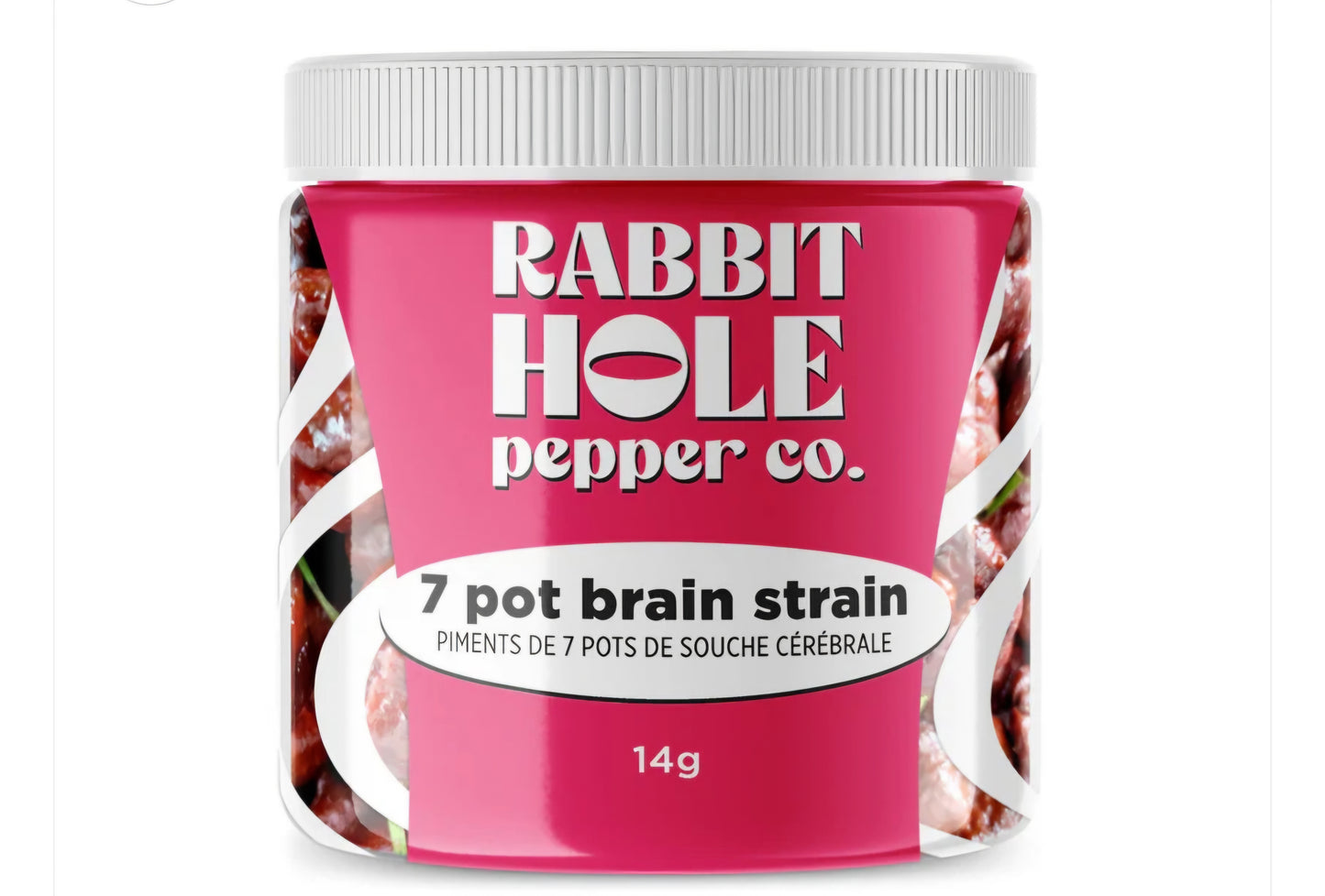 Rabbit Hole 7-Pot Brain Strain Dried Pepper Pods (1,200,000 SHU) 🇨🇦