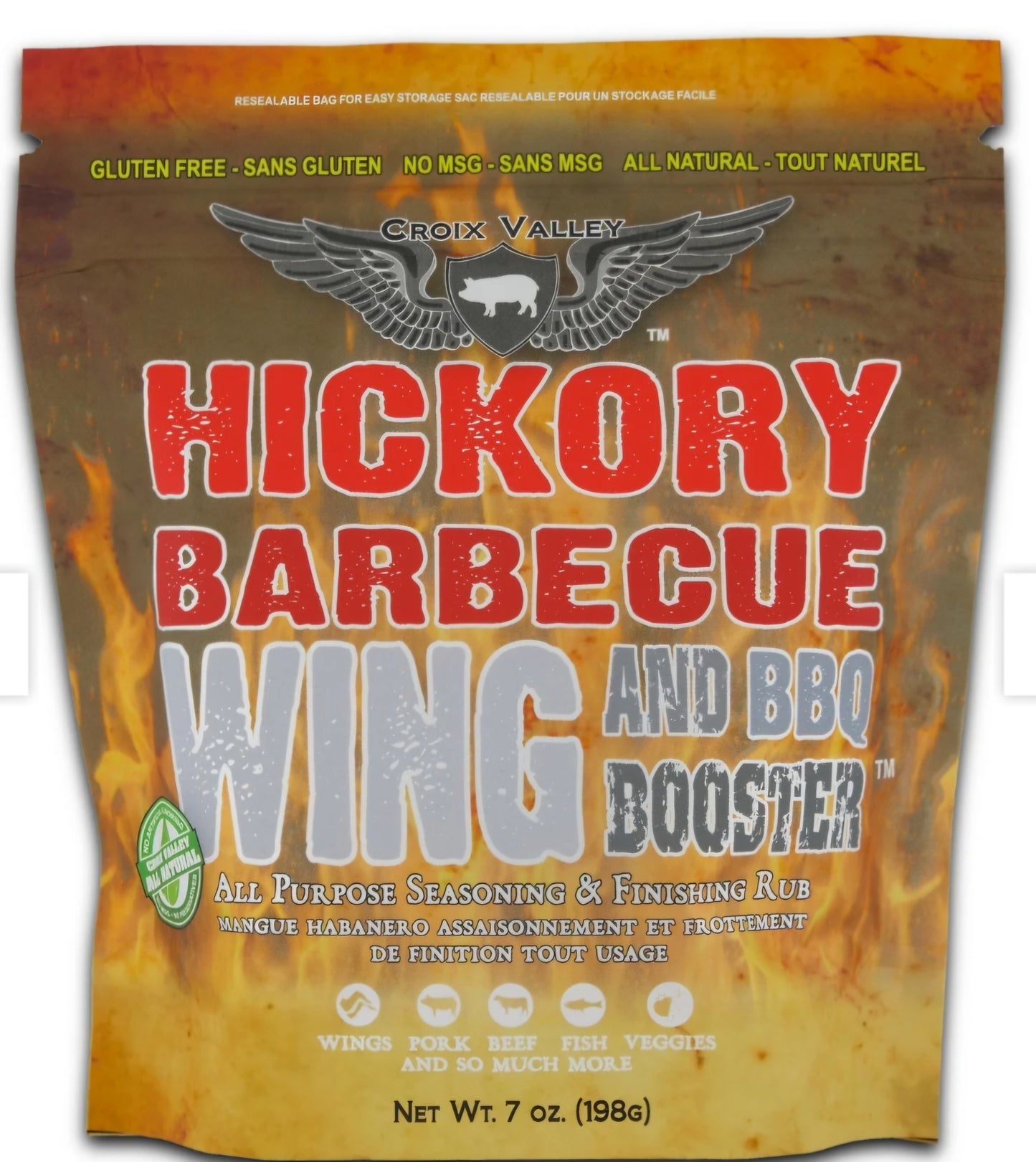 Hickory Barbeque Wing and BBQ booster Croix Valley