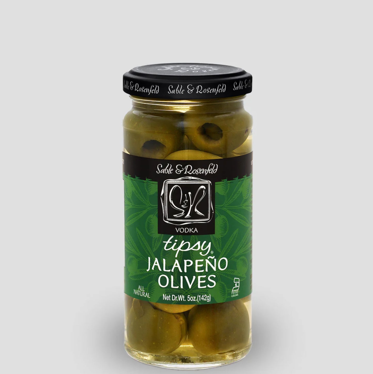 Vodka jalapeño Tipsy Olives