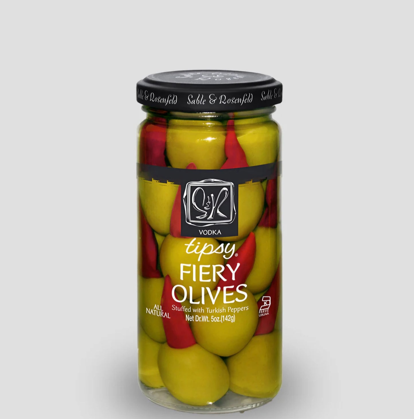 Vodka Tipsy Fiery Olives