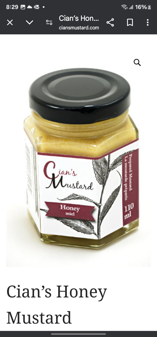 Cians Honey Mustard 110ml 🇨🇦