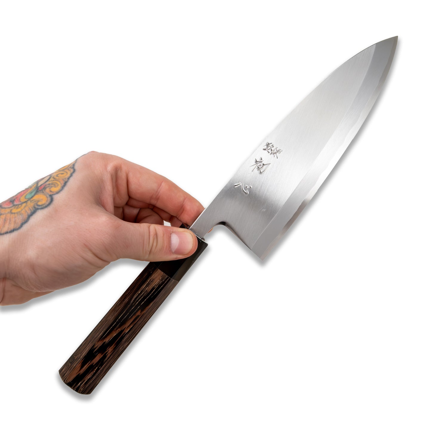 Hatsukokoro Shirasagi Migaki Deba 185 mm SHARP Knife Shop